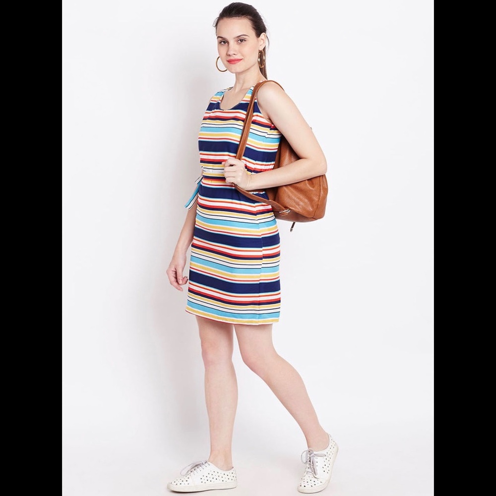 Multicolored Striped dress